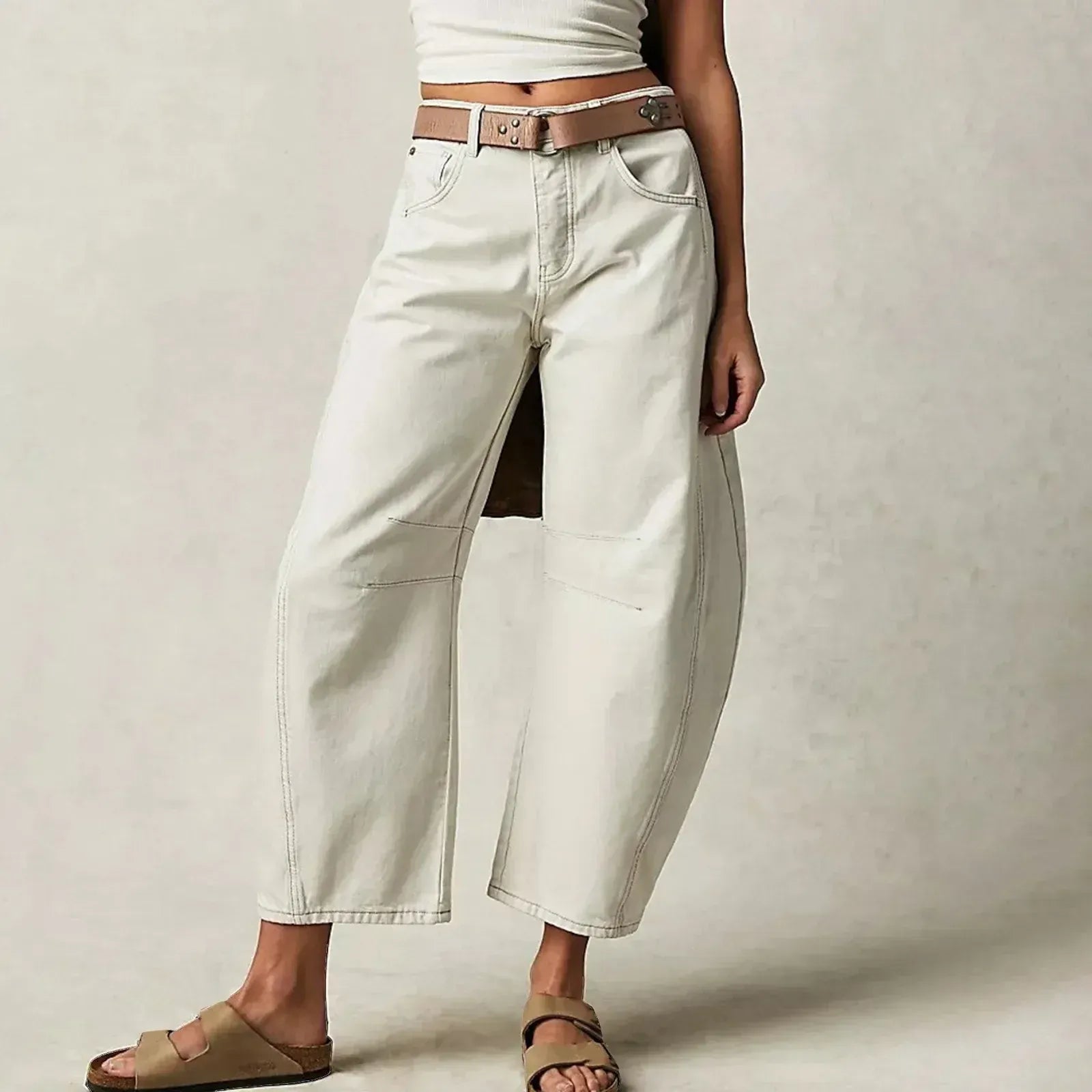 Women's Baggy Jeans – Relaxed Fit Casual Denim Trousers