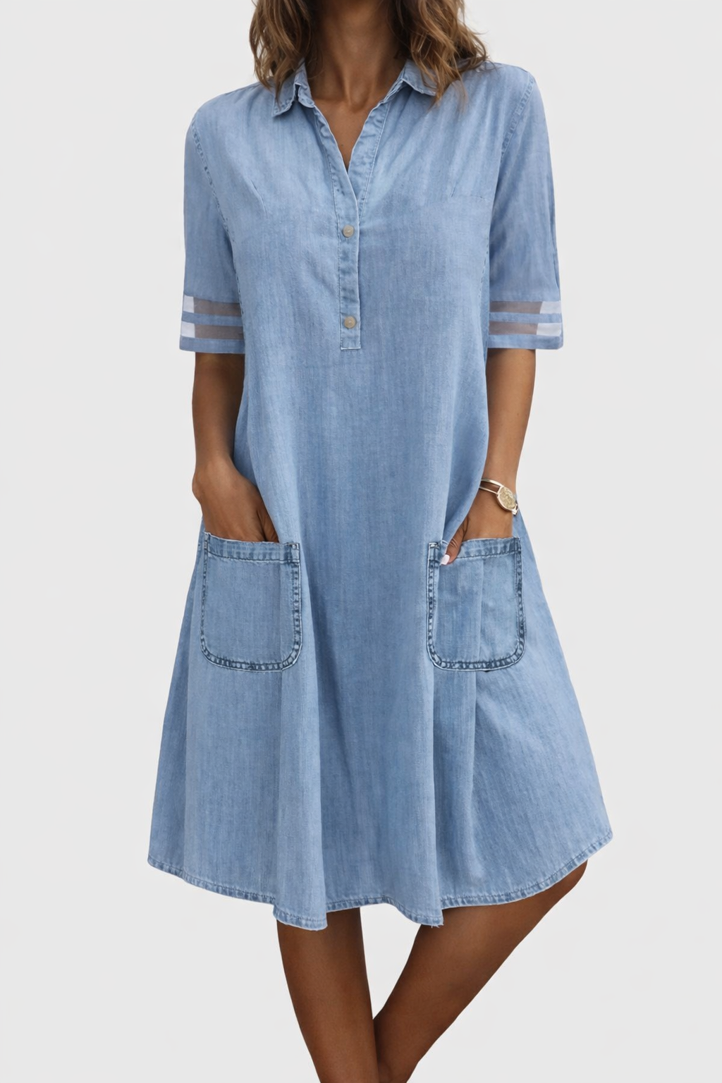 Women's Denim Dress – Flattering Casual Everyday Style
