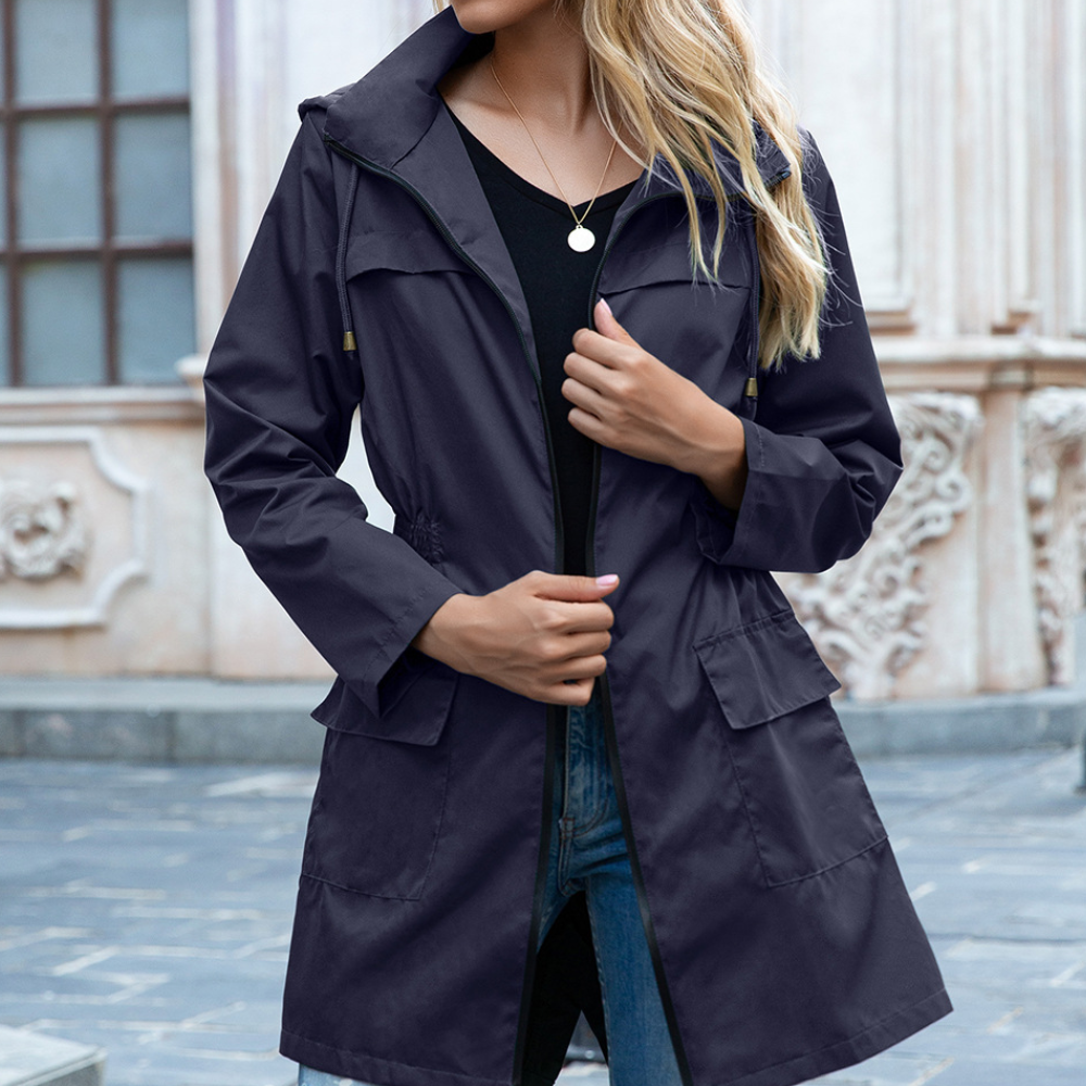 Windproof Zip-Front Jacket - Practical and Casual