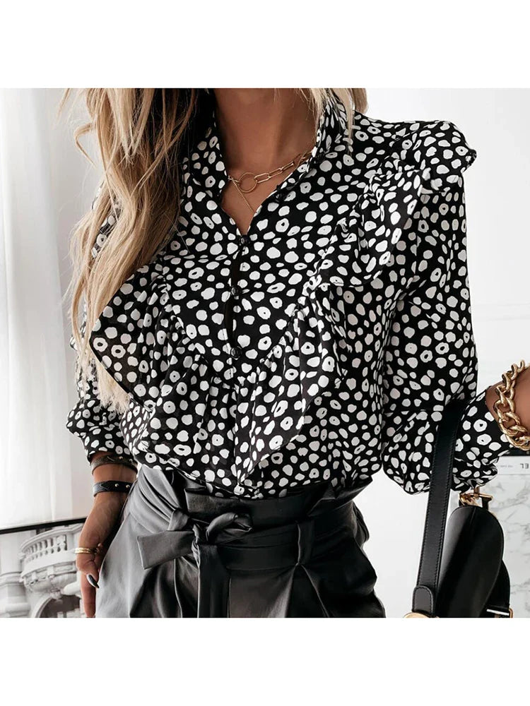 Yori Fashion Printed Women’s Blouse – Elegant Stylish Top