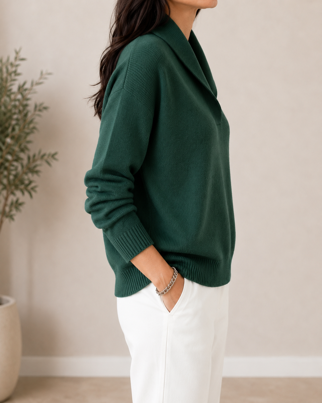 Jules Soft V-Neck Jumper - Cozy and Easy