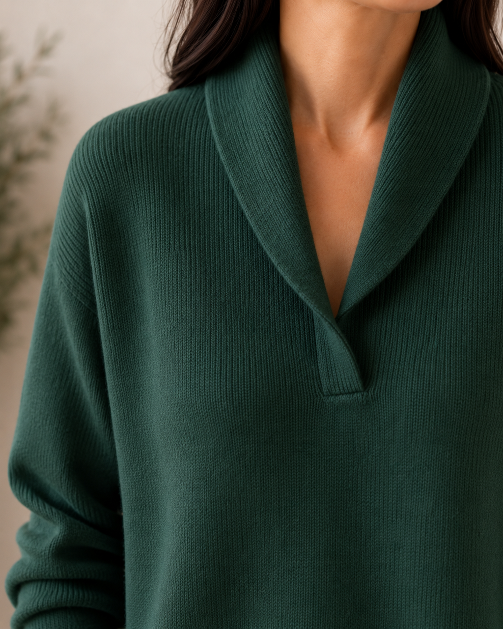Jules Soft V-Neck Jumper - Cozy and Easy