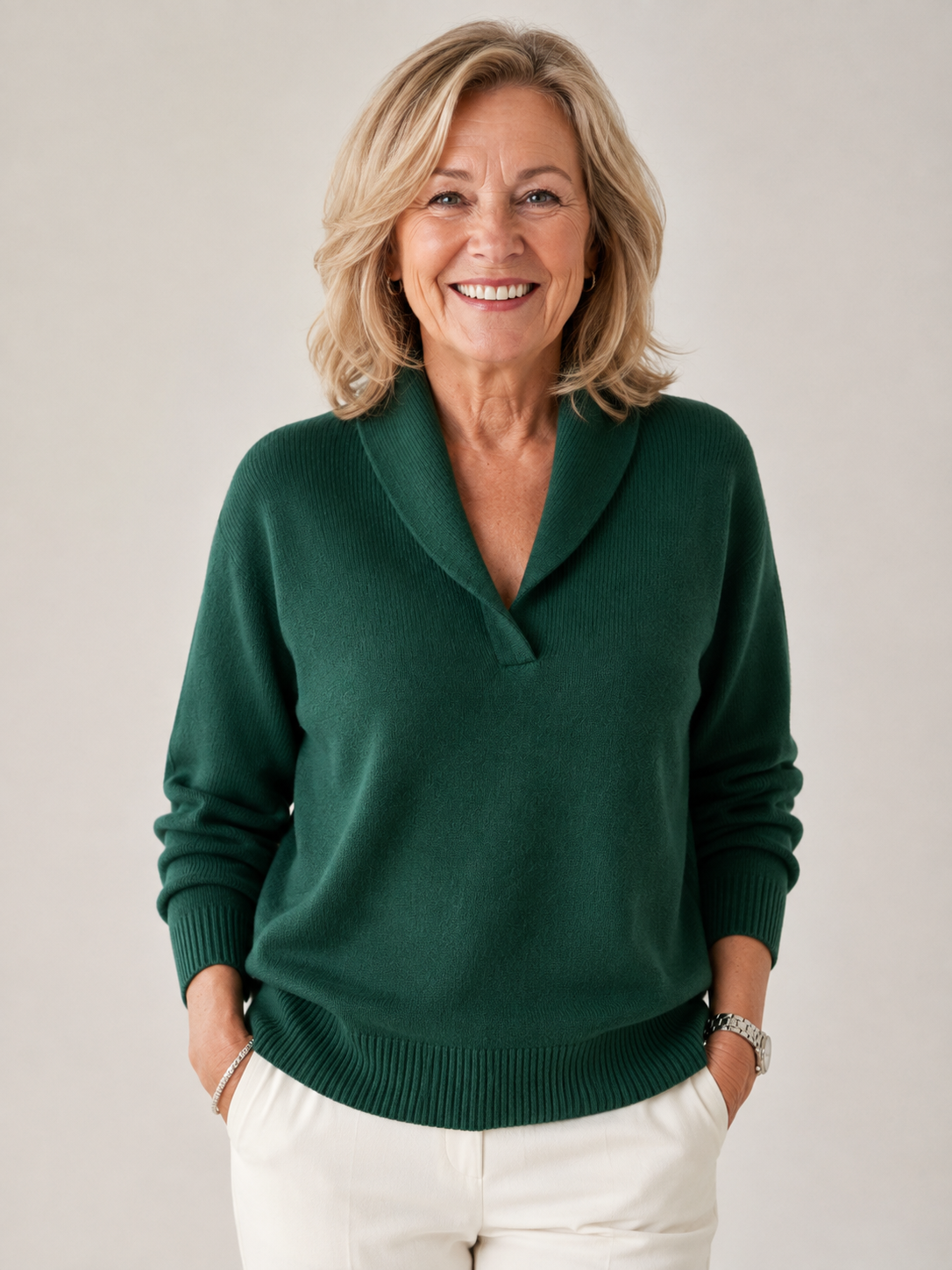 Jules Soft V-Neck Jumper - Cozy and Easy