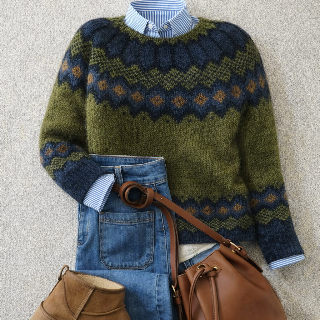 Nordic Knit Jumper - Warm and Cozy