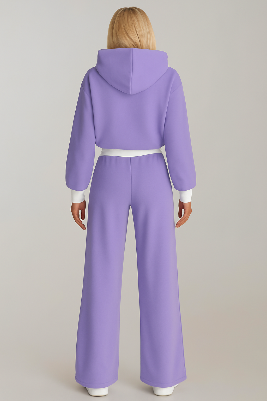 Women’s Luxe High-Waist Tracksuit – Comfortable Casual Loungewear
