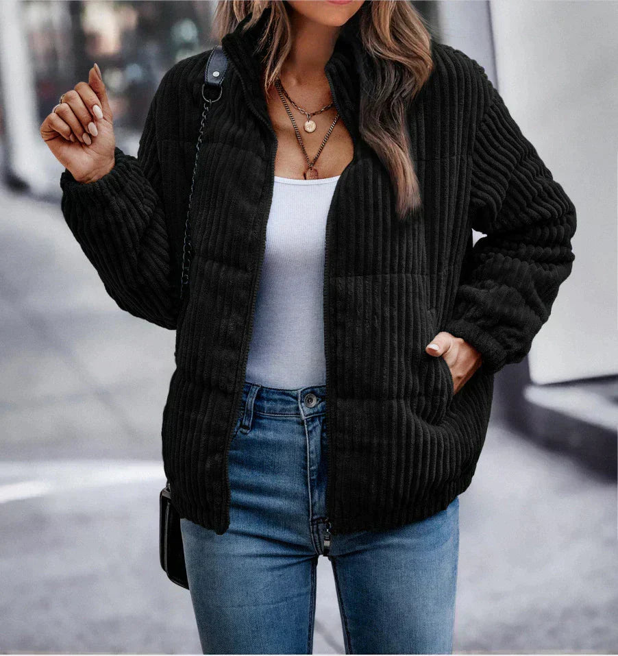 Soft Corduroy Jacket - Cozy and Casual