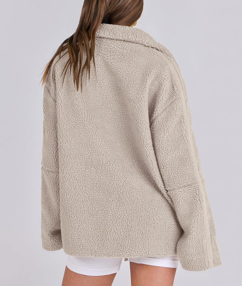 Women's Teddy Jacket - Soft Trendy Everyday Outerwear