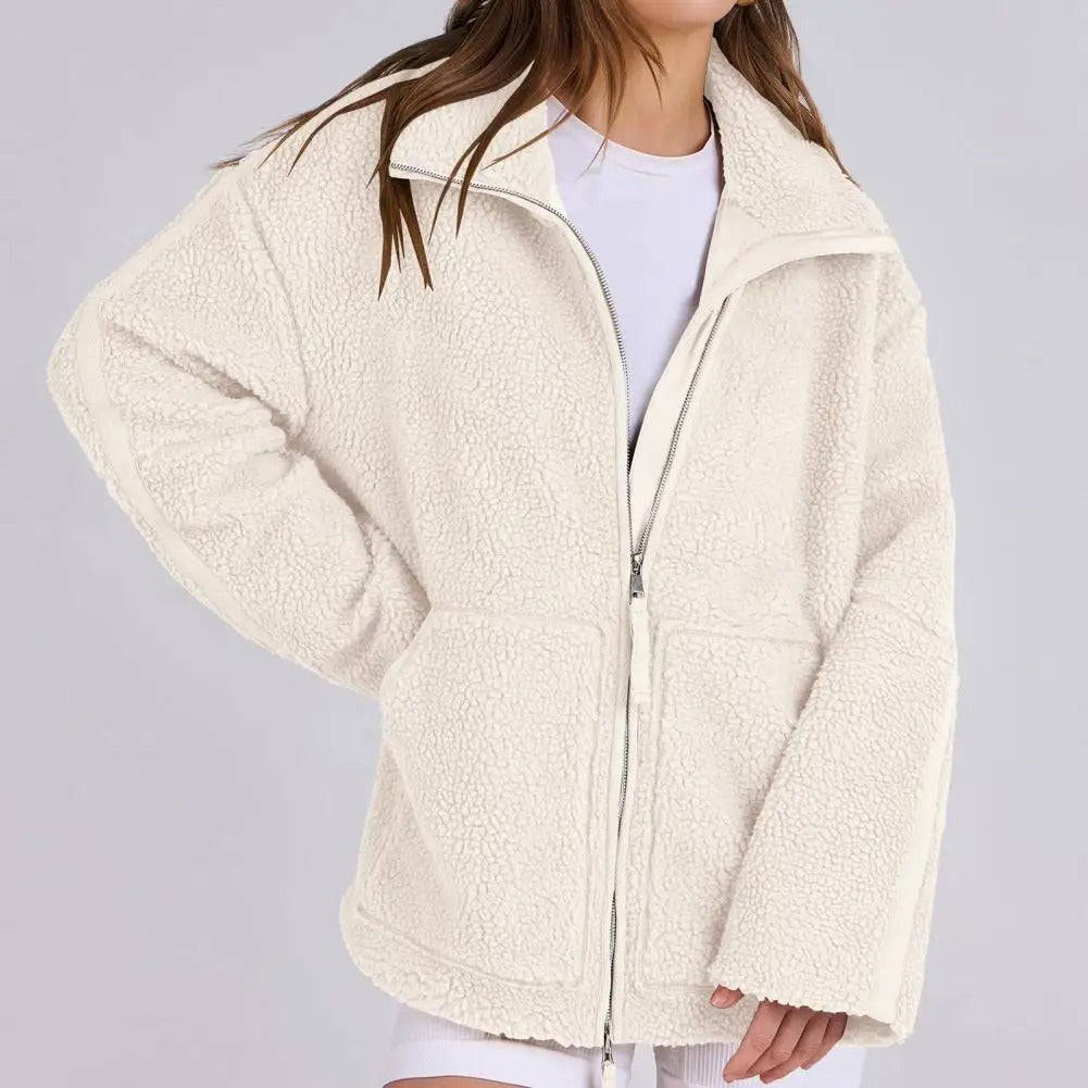 Women's Teddy Jacket - Soft Trendy Everyday Outerwear