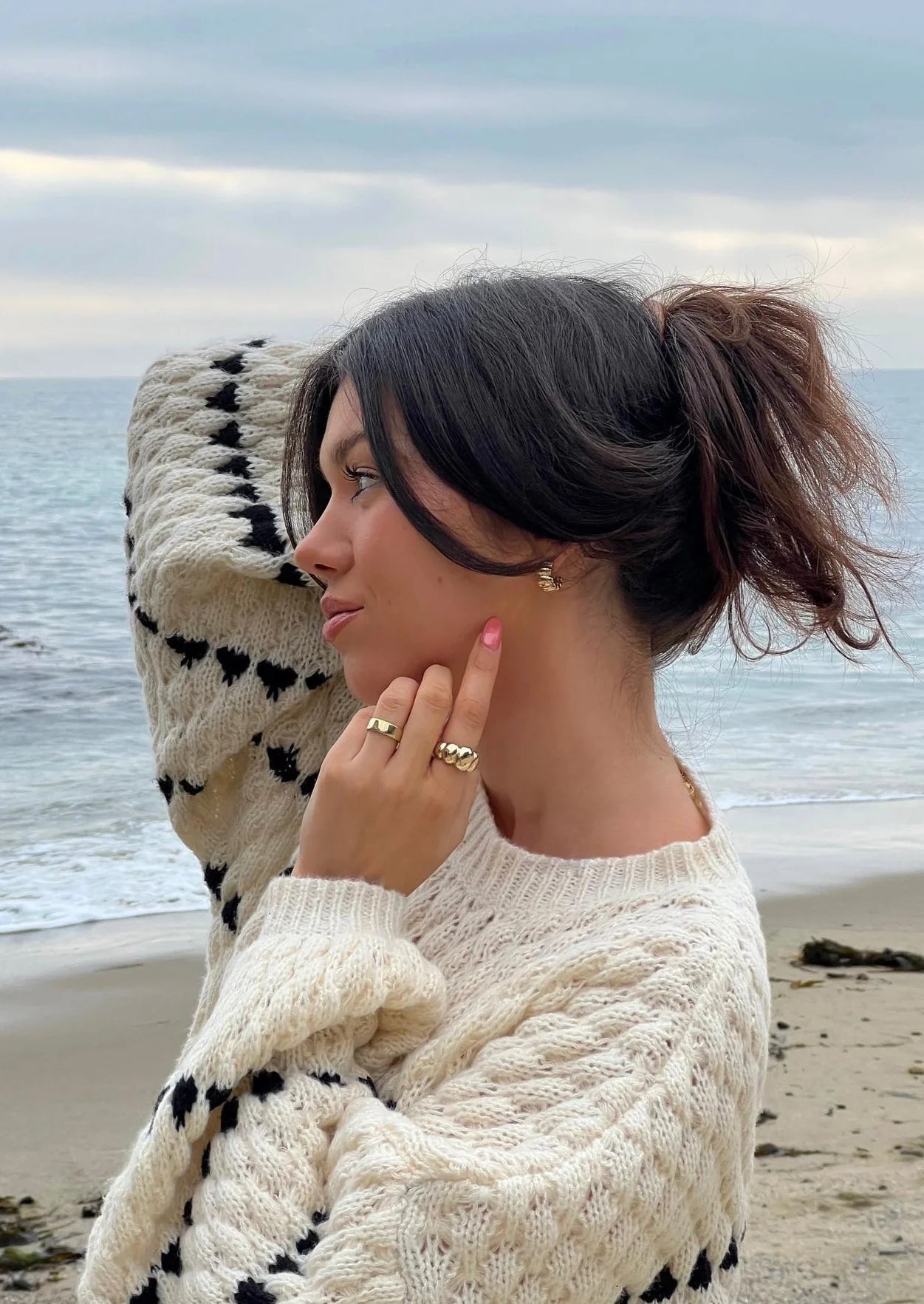 Lucy Textured Knit Sweater – Cozy Stylish Women’s Top