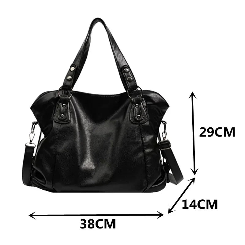Women's Hobo Shoulder Bag - Soft Everyday Casual Carry