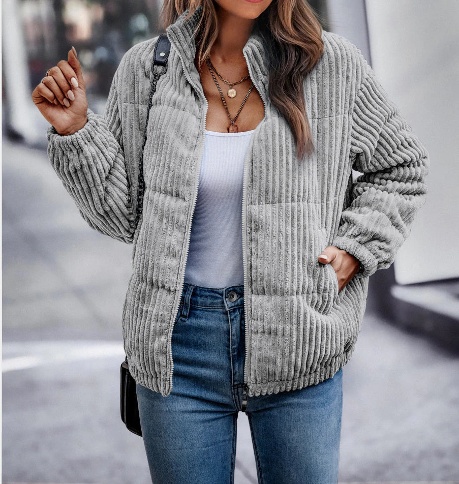 Soft Corduroy Jacket - Cozy and Casual