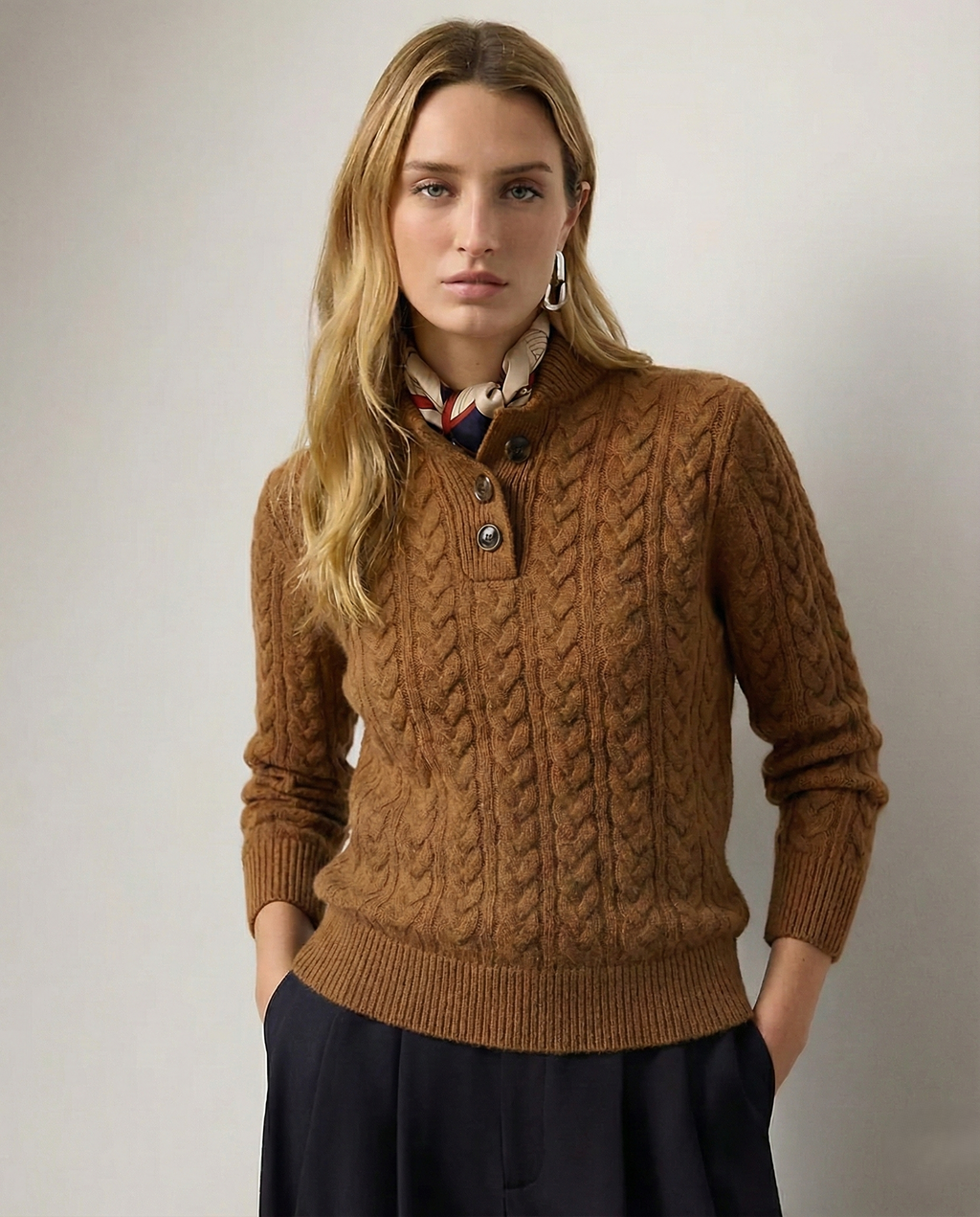 Cashmere Button Cardigan - Soft and Timeless