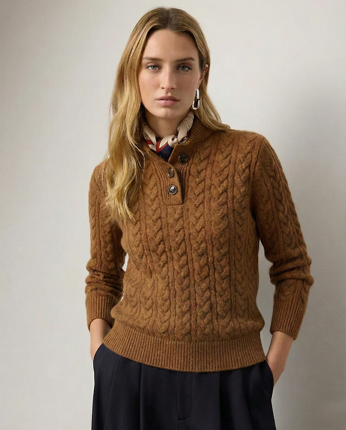Cashmere Button Cardigan - Soft and Timeless