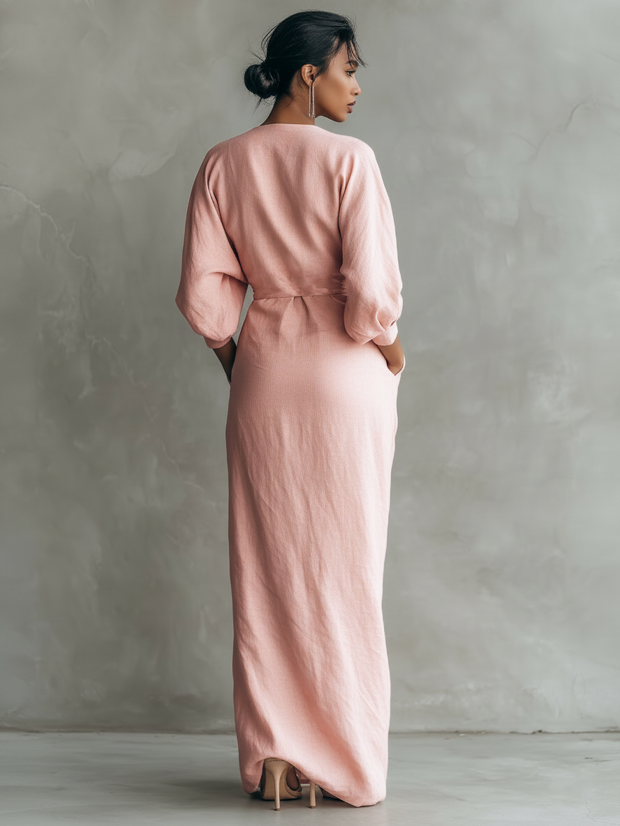 Women's Maxi Dress - Soft Occasion Summer Dress