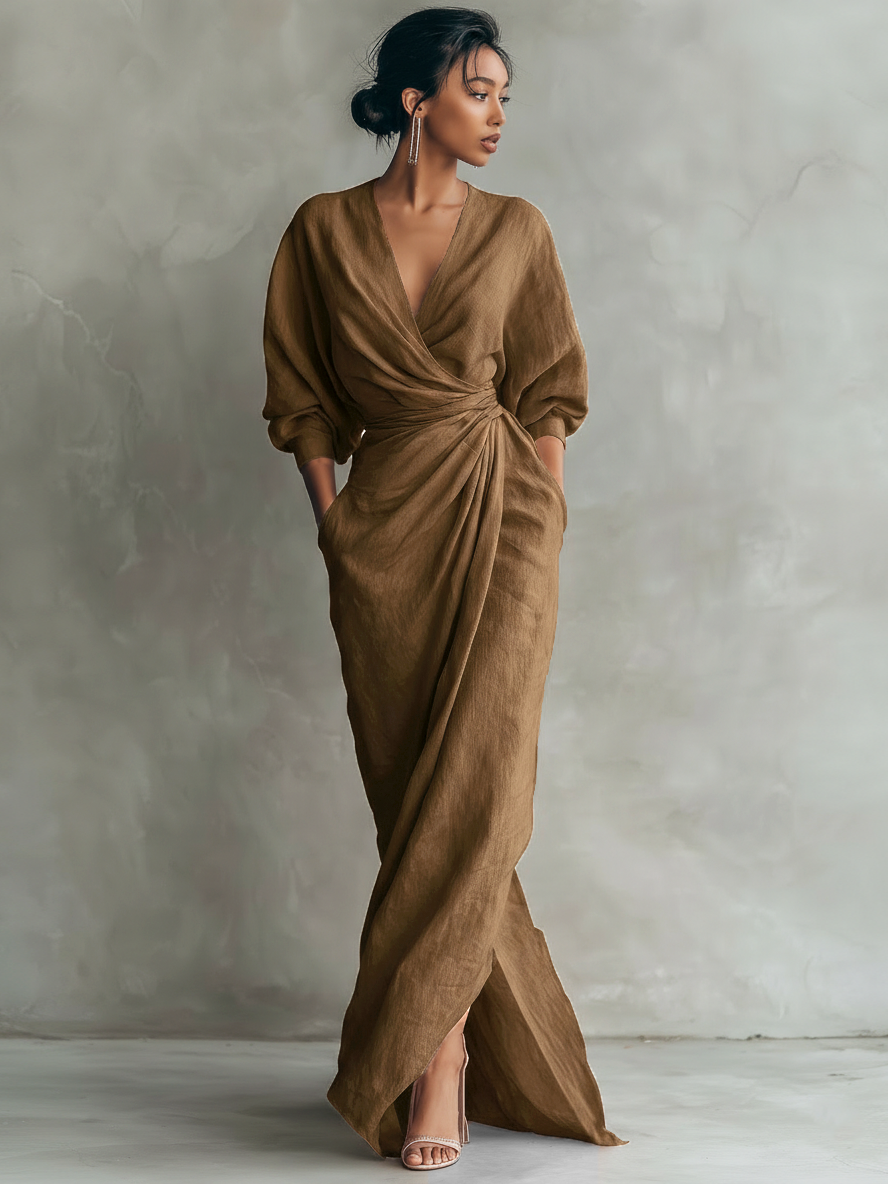 Women's Maxi Dress - Soft Occasion Summer Dress