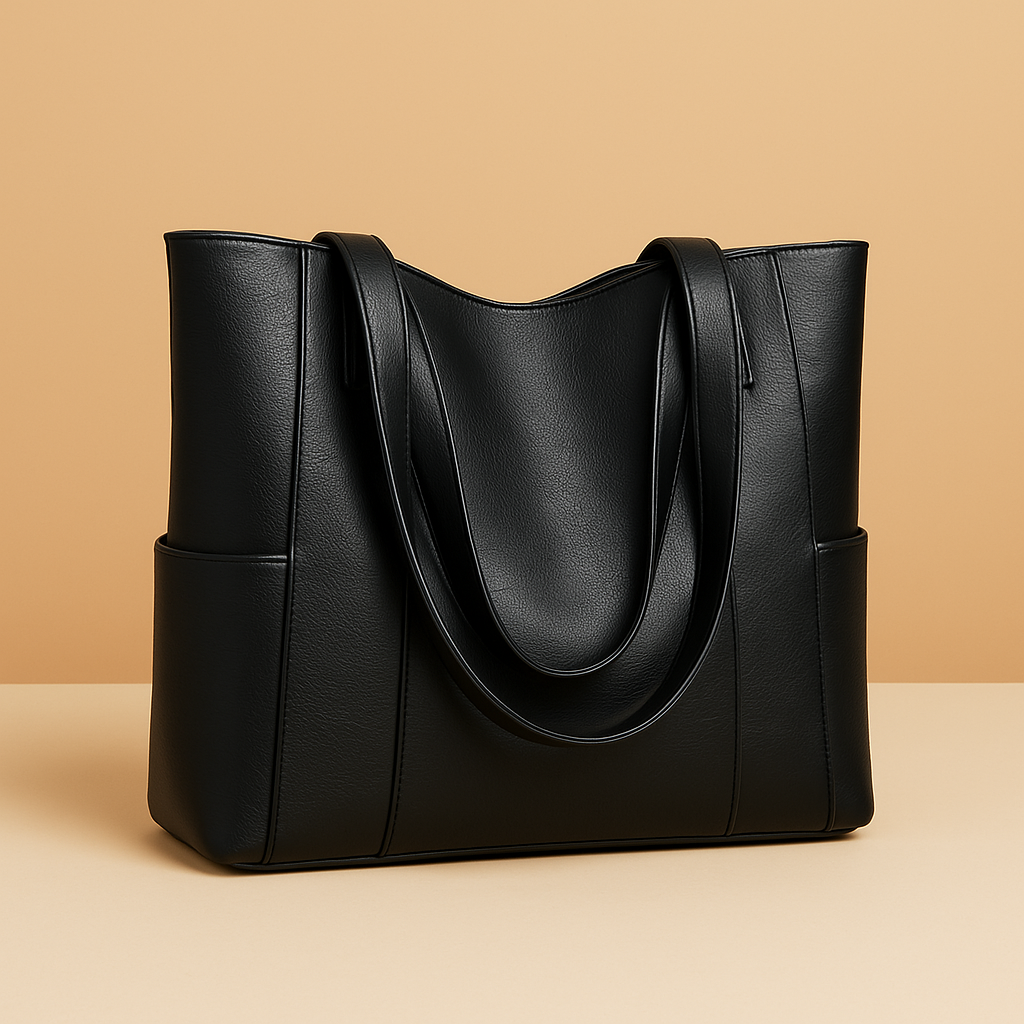 Women’s Genuine Leather Shoulder Bag – Classic Elegant Everyday Style