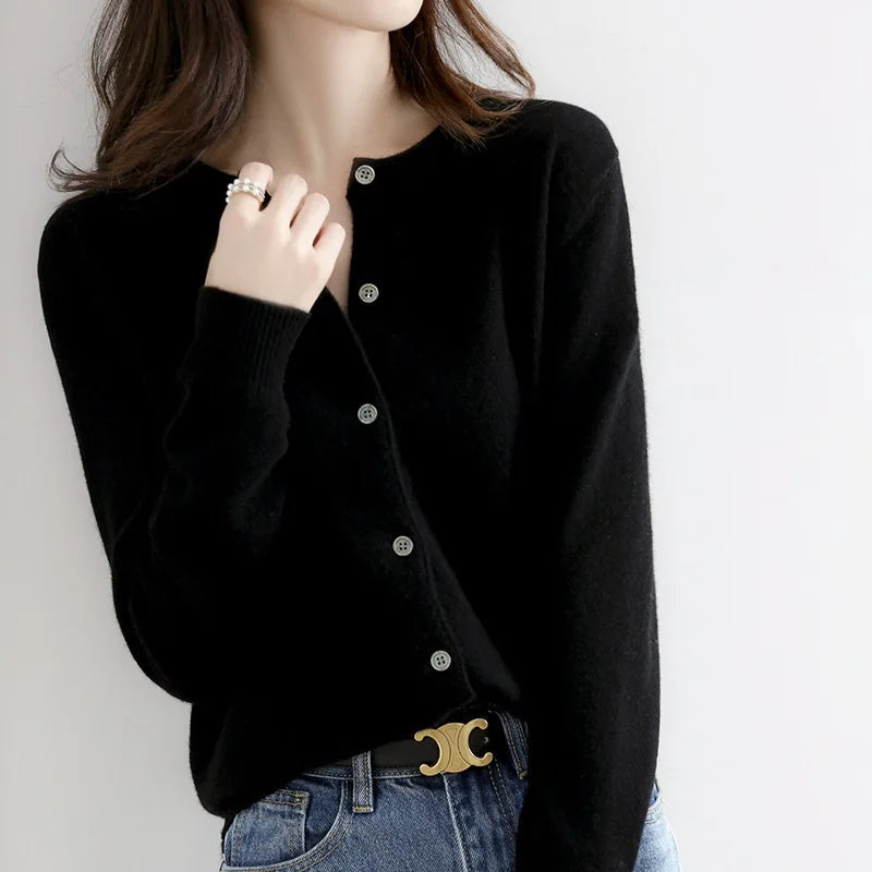 Women’s Soft Button Cardigan – Cozy Stylish Knit Sweater