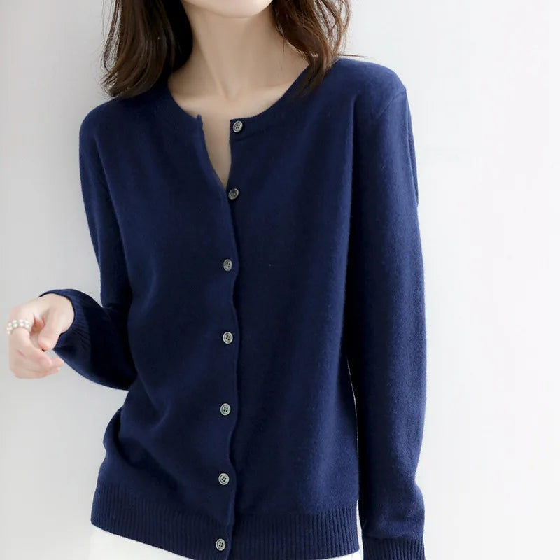Women’s Soft Button Cardigan – Cozy Stylish Knit Sweater