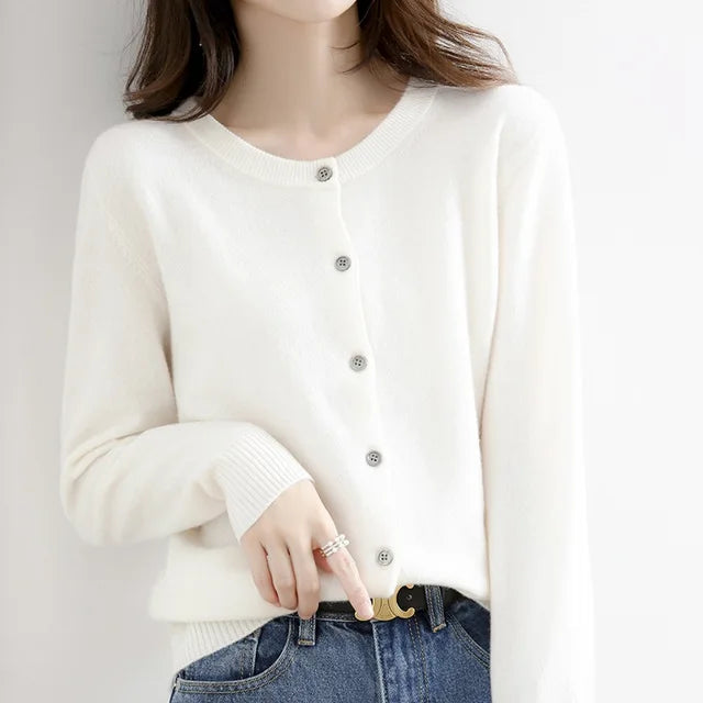 Women’s Soft Button Cardigan – Cozy Stylish Knit Sweater