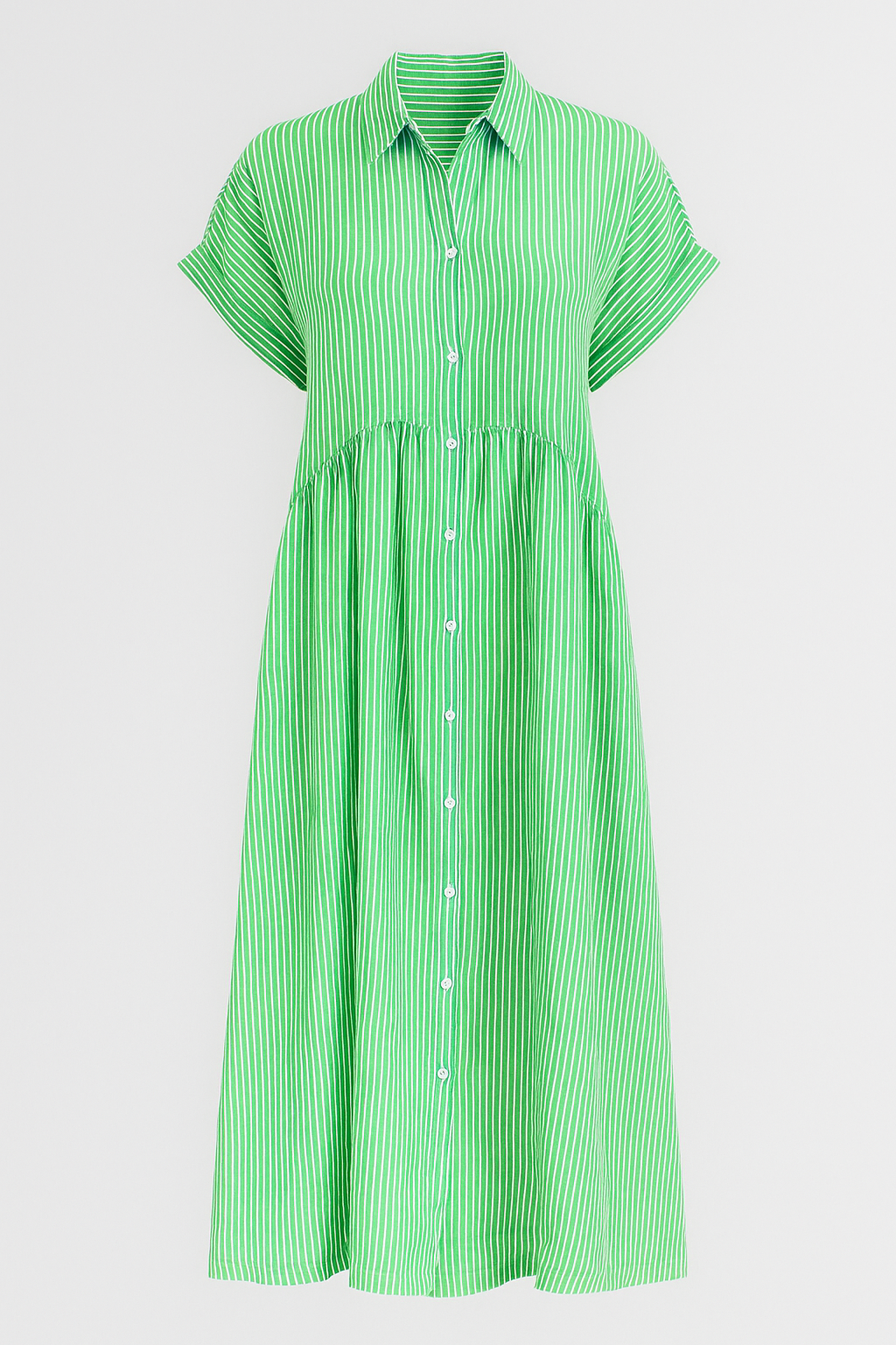 Women's Midi Dress with Pockets – Casual Flowy Everyday Dress