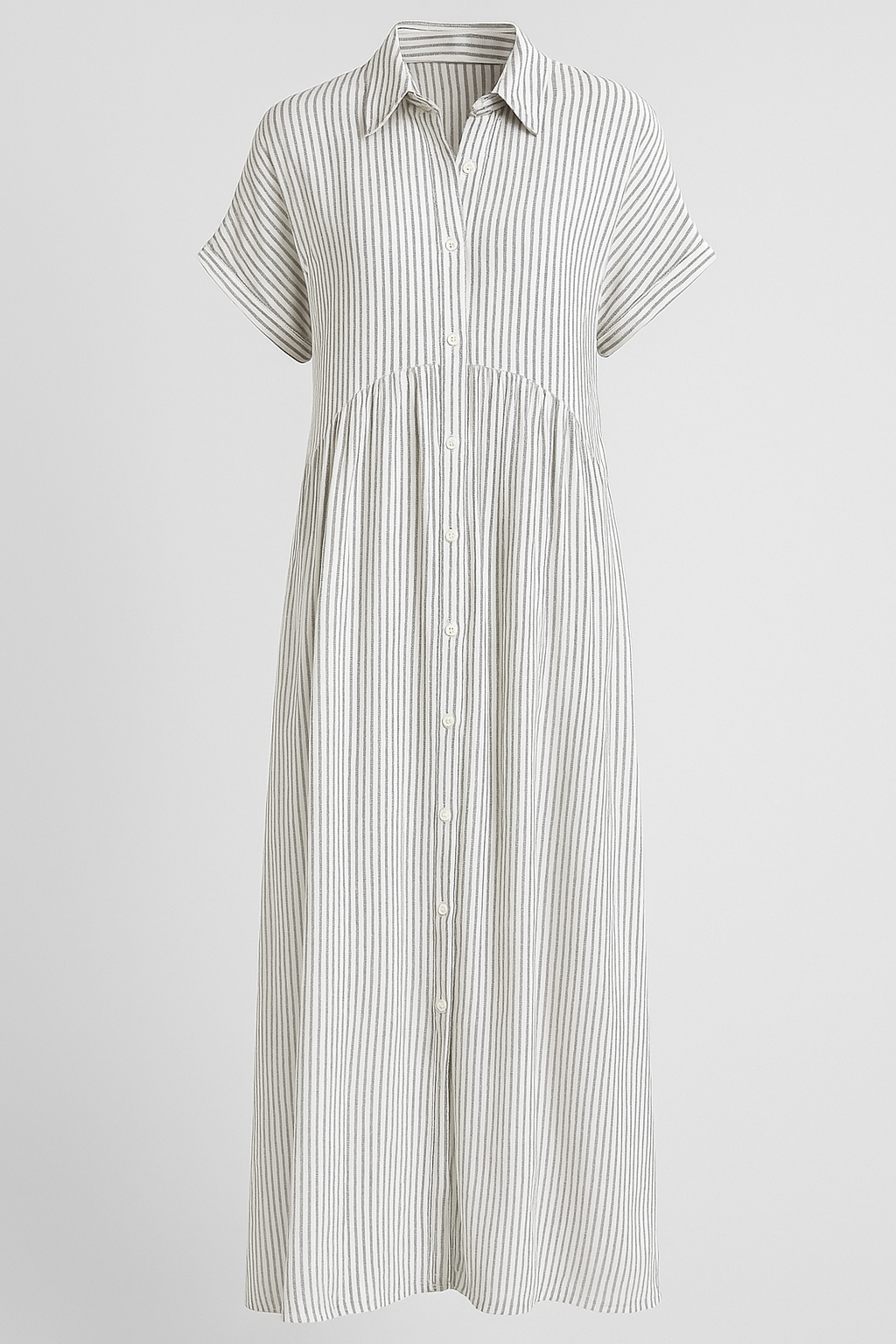 Women's Midi Dress with Pockets – Casual Flowy Everyday Dress