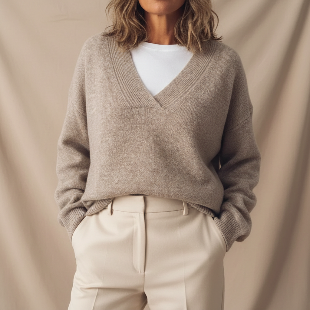 Loose-Fit Sweater - Soft and Casual