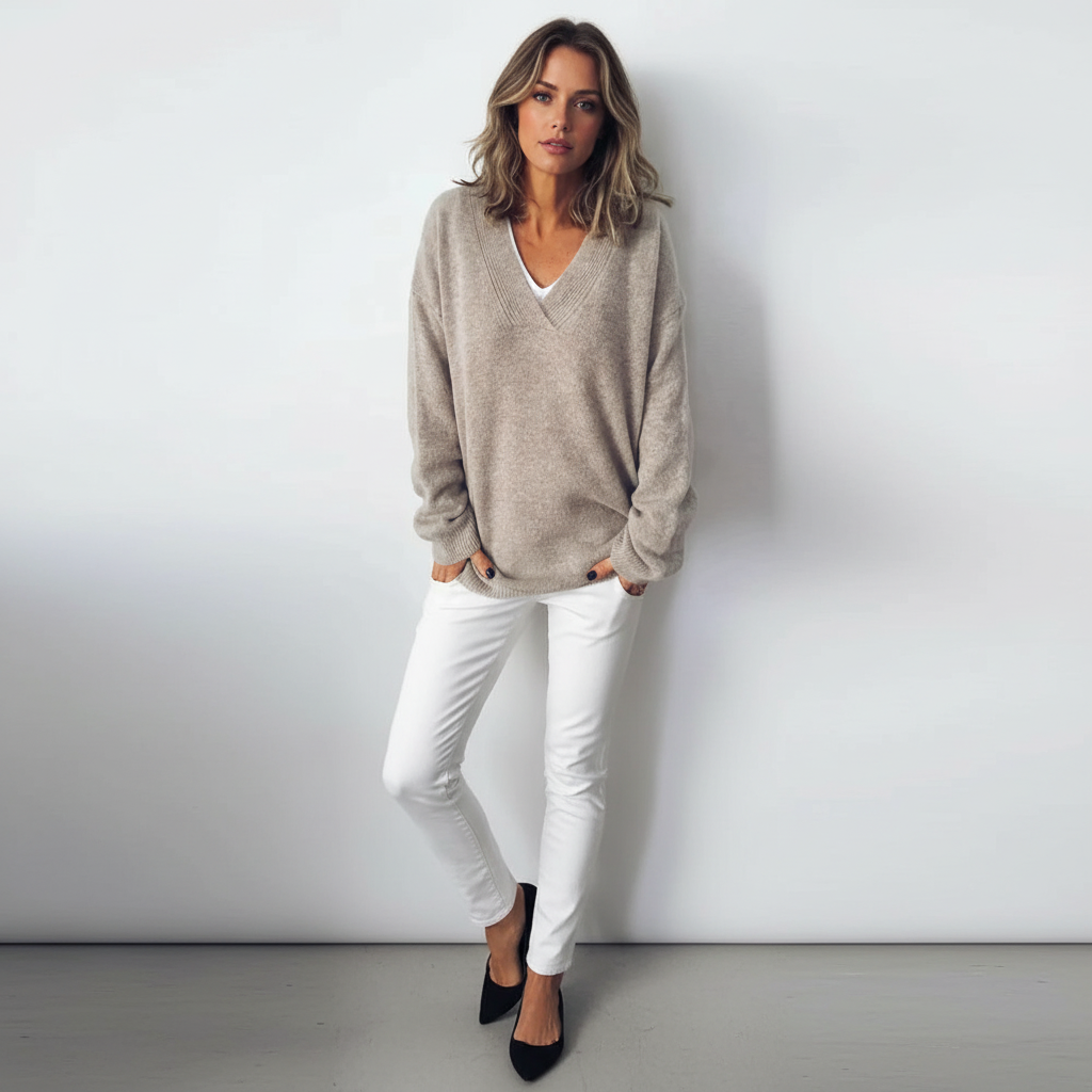 Loose-Fit Sweater - Soft and Casual
