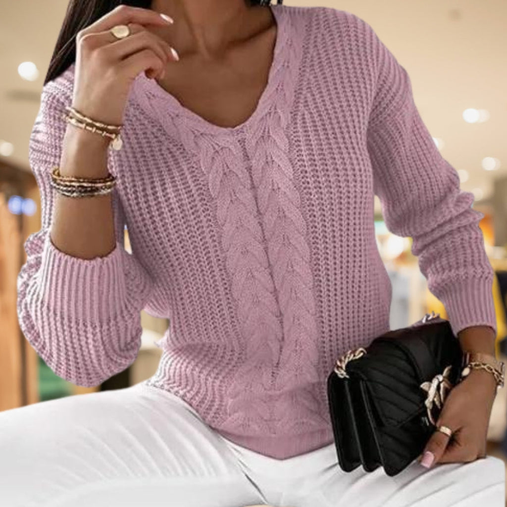 Loose Long-Sleeve Sweater - Easy and Soft