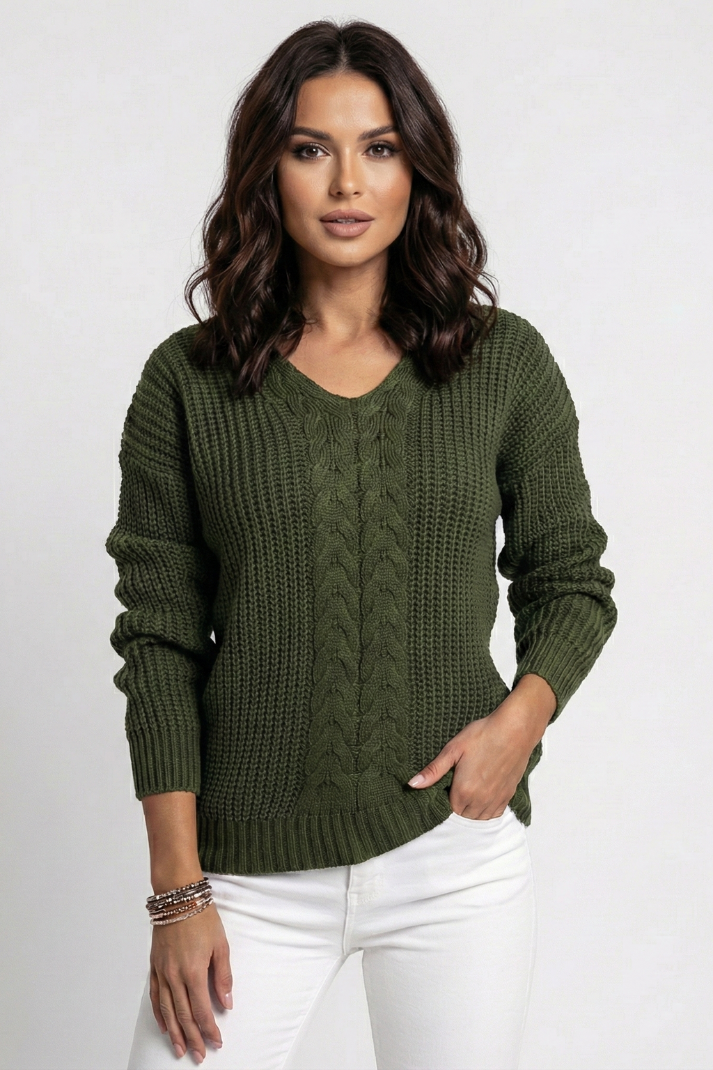 Loose Long-Sleeve Sweater - Easy and Soft