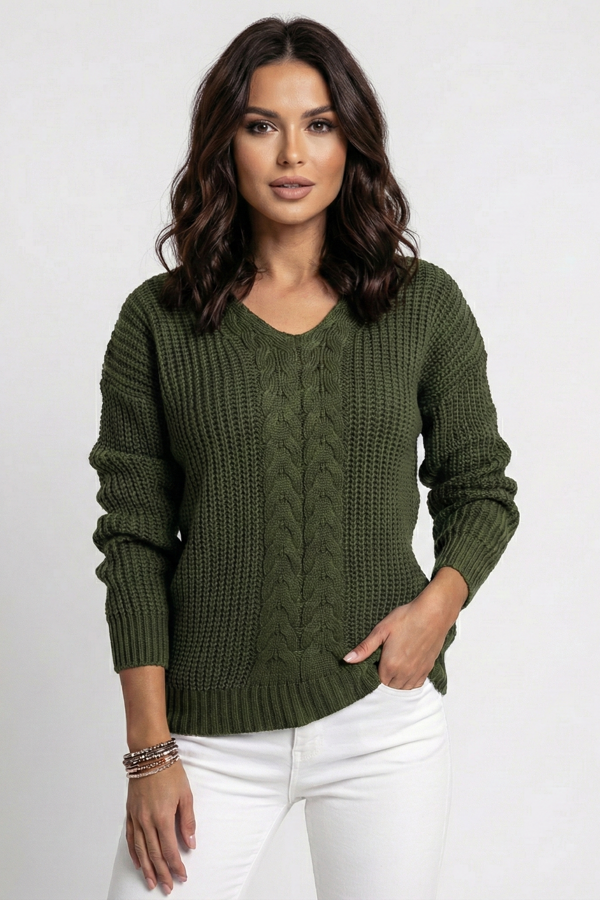 Loose Long-Sleeve Sweater - Easy and Soft