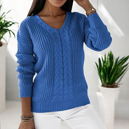 Loose Long-Sleeve Sweater - Easy and Soft