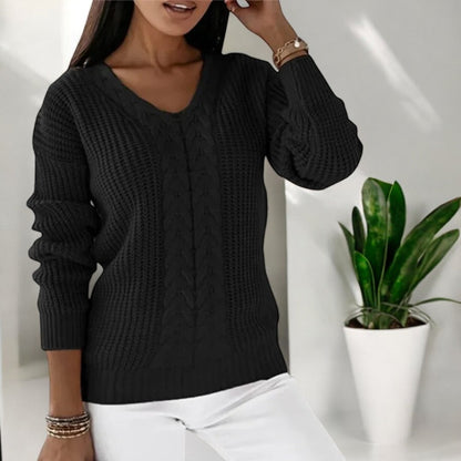 Loose Long-Sleeve Sweater - Easy and Soft