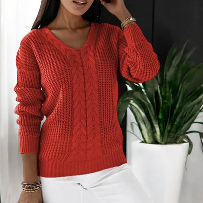 Loose Long-Sleeve Sweater - Easy and Soft