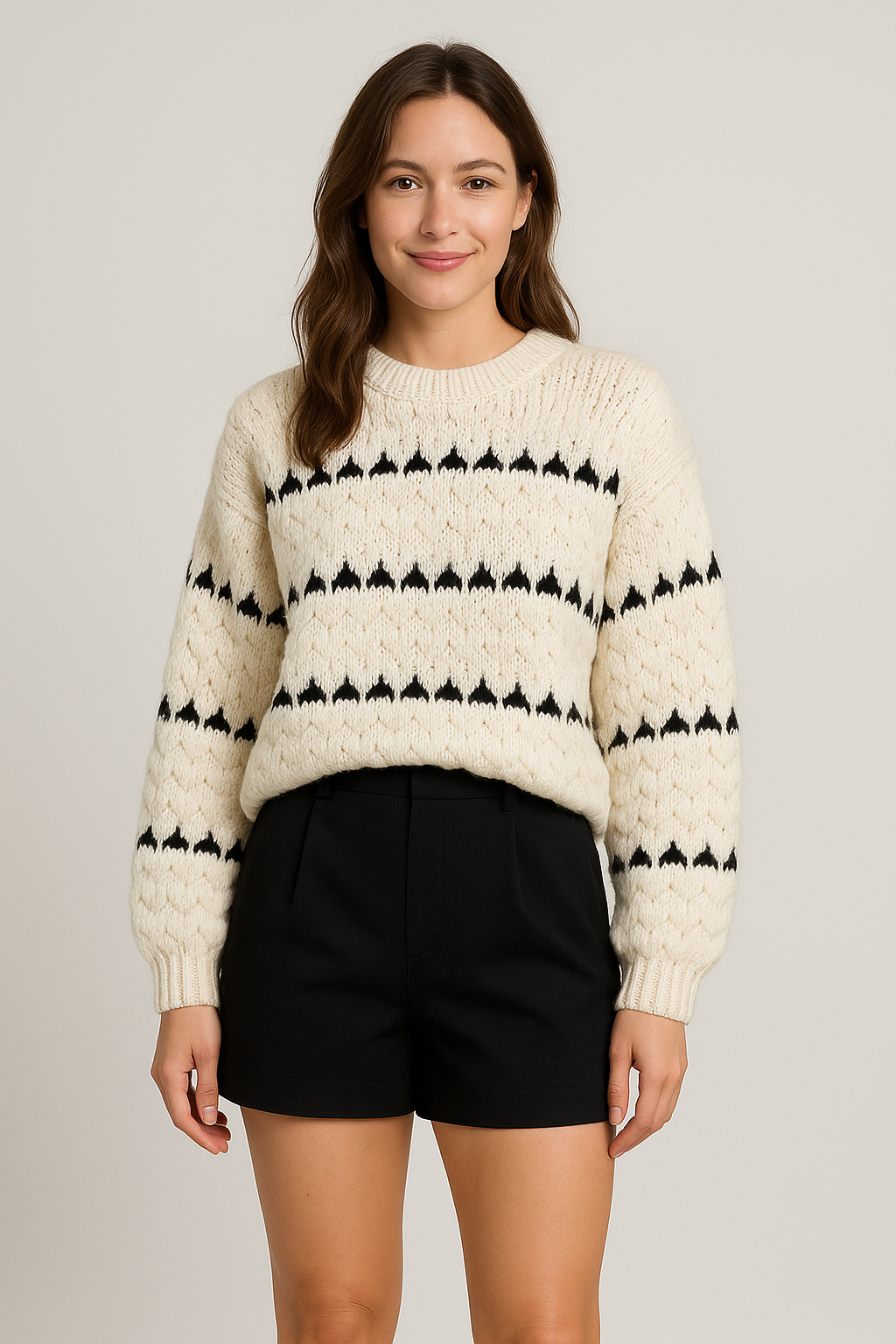 Lucy Textured Knit Sweater – Cozy Stylish Women’s Top