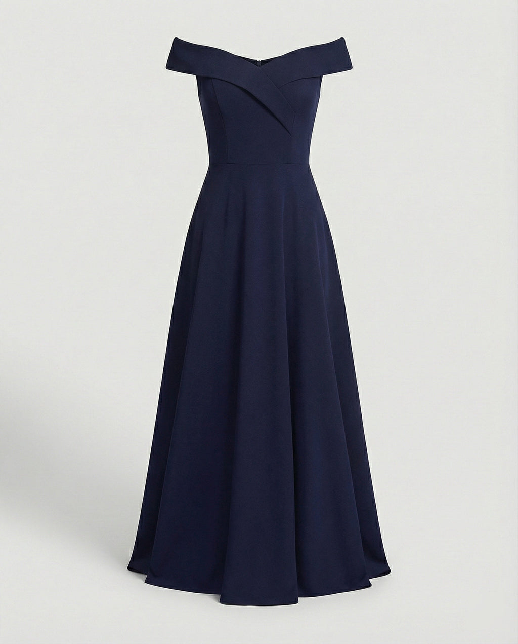 Women's Off-Shoulder Maxi Dress – Figure-Hugging Elegant Occasion Style