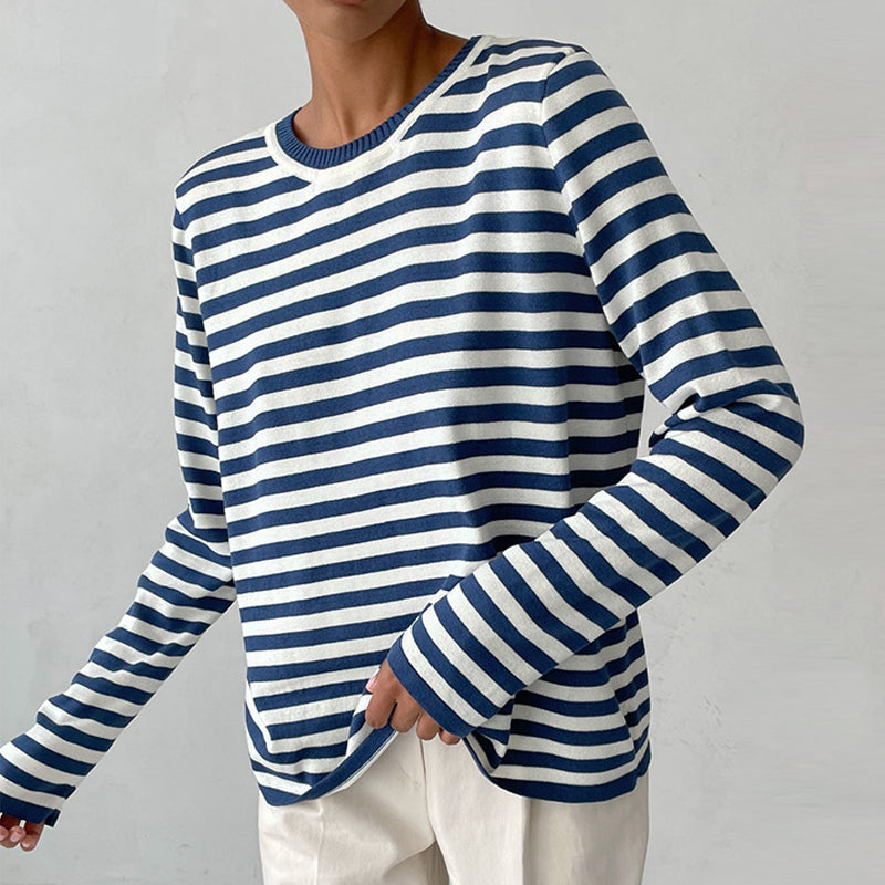 Women's Elegant Long-Sleeve Blouse - Refined Everyday Style