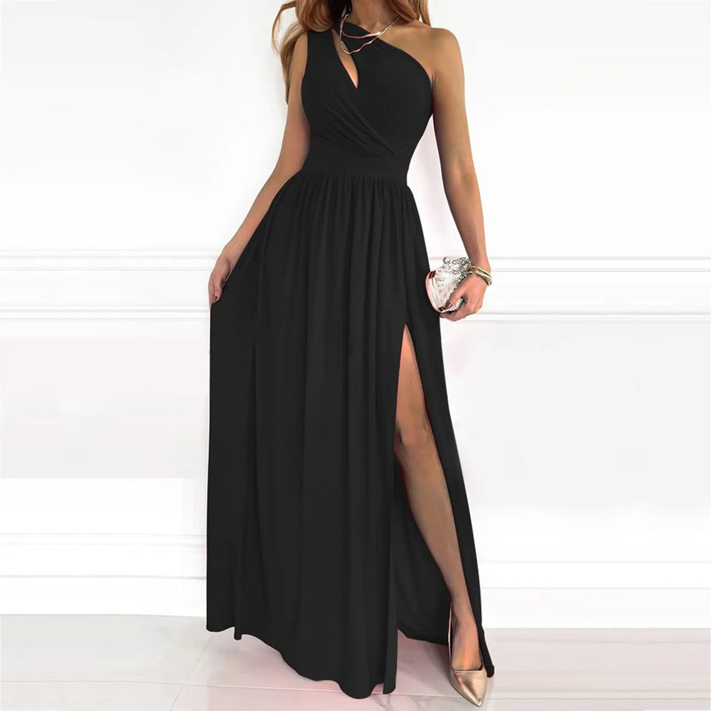 Women's One-Shoulder Dress – Elegant Occasion Party Dress