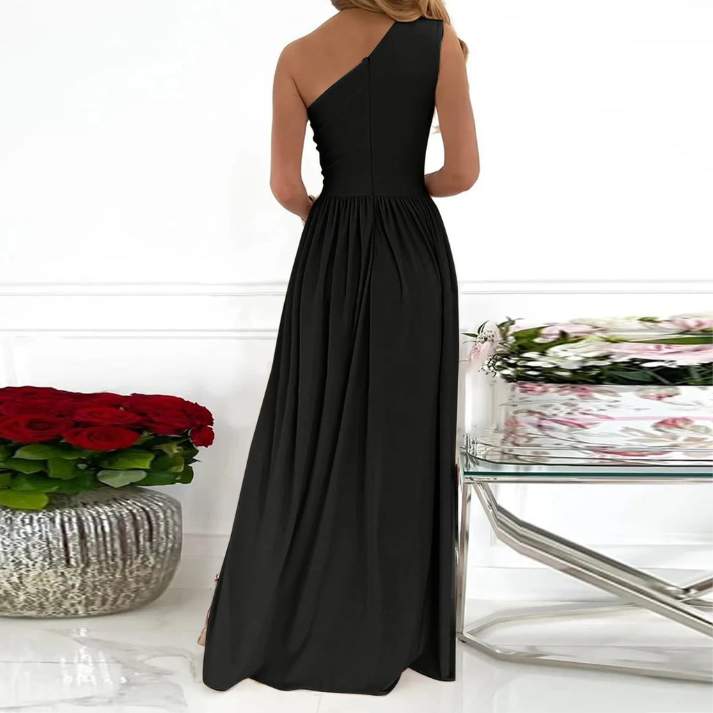 Women's One-Shoulder Dress – Elegant Occasion Party Dress