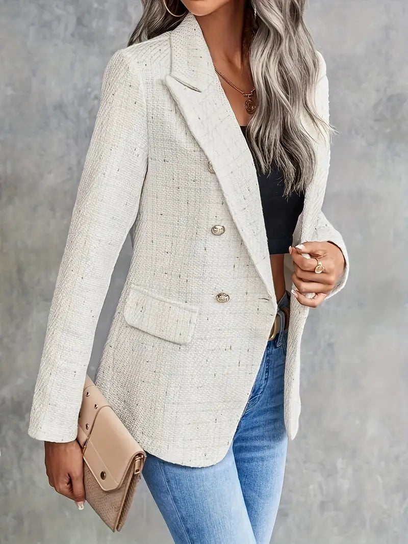 Tailored Tweed Jacket - Light and Elegant