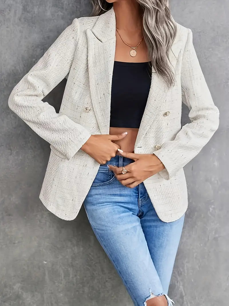Tailored Tweed Jacket - Light and Elegant
