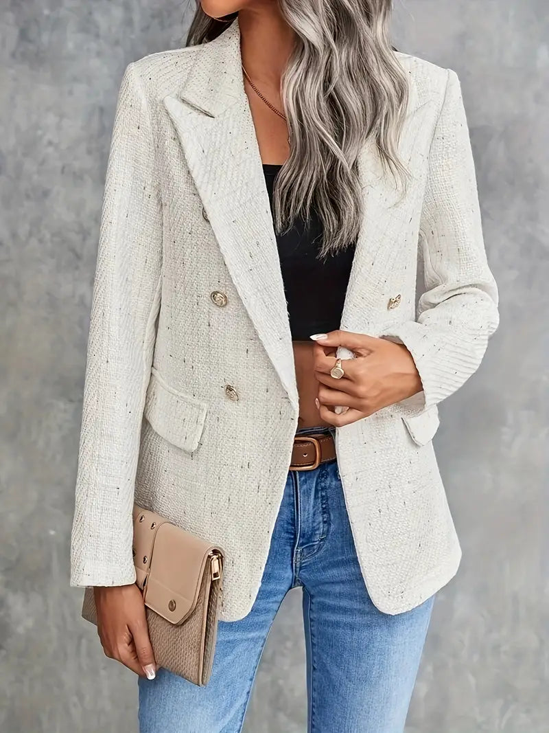 Tailored Tweed Jacket - Light and Elegant