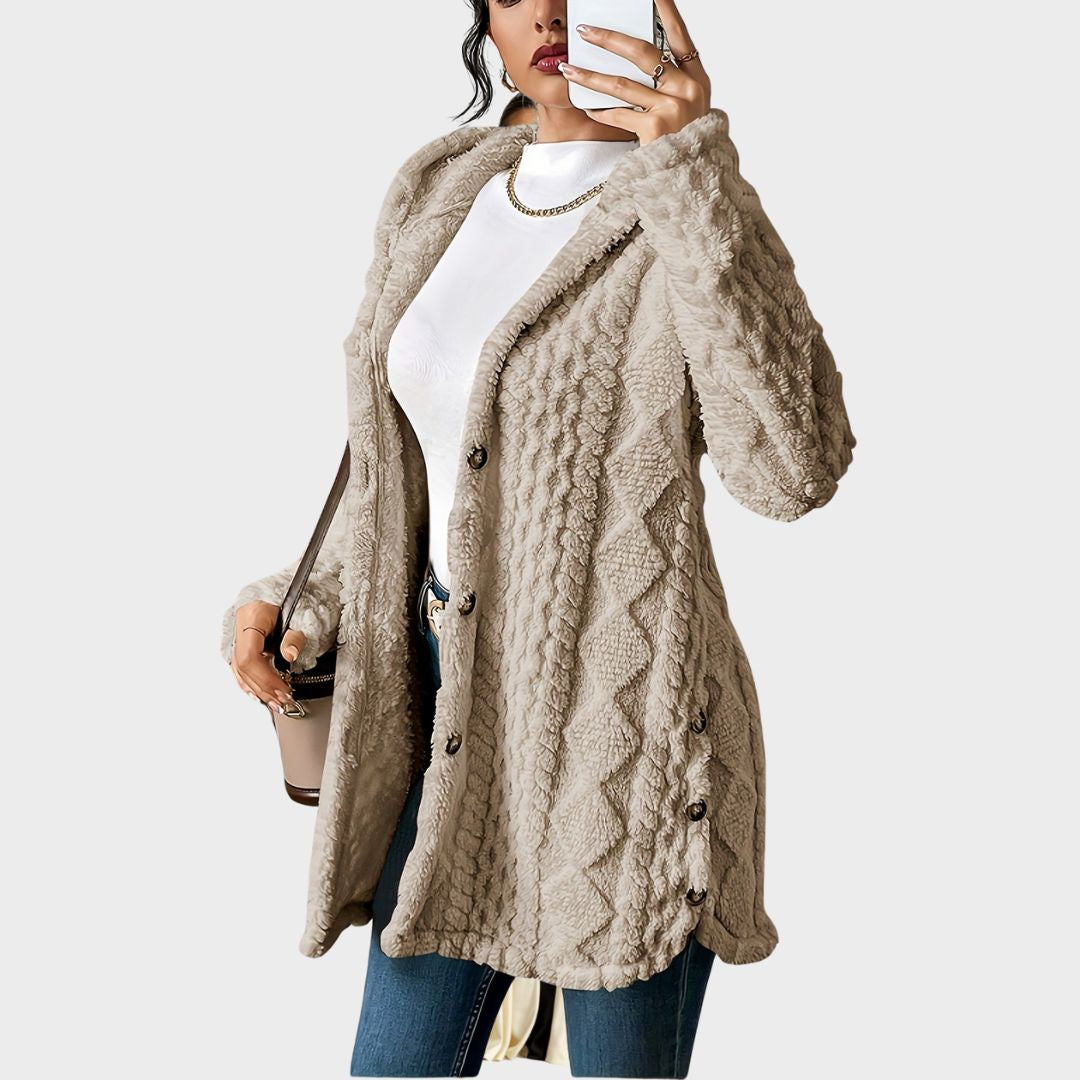 Women’s Hooded Cardigan – Cozy Casual Everyday Layering Style