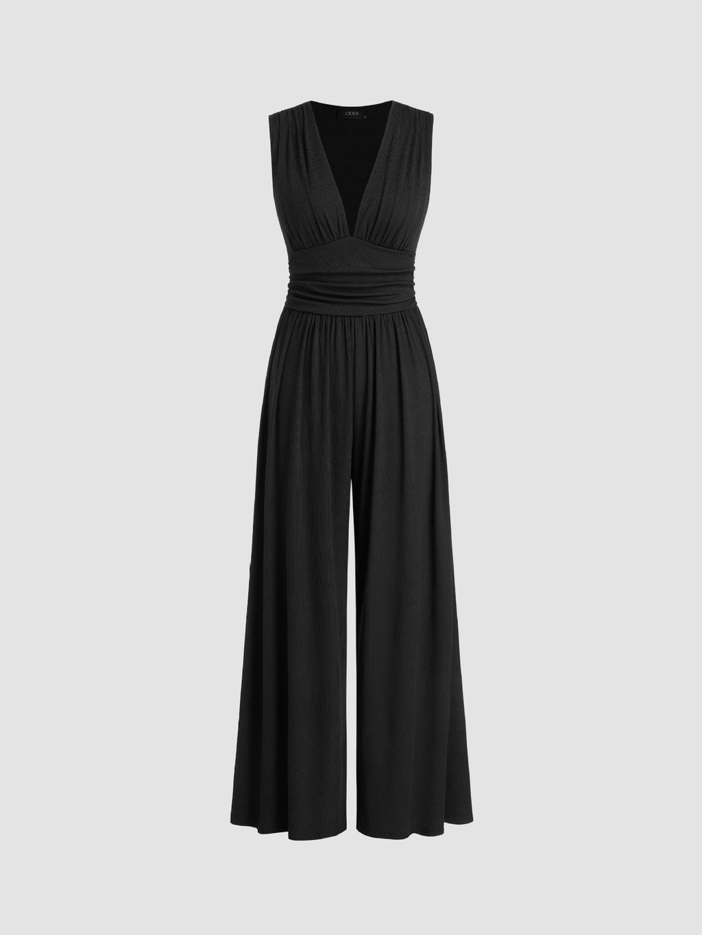 Women's Sleeveless Wide Leg Jumpsuit - Chic Easy One Piece Style