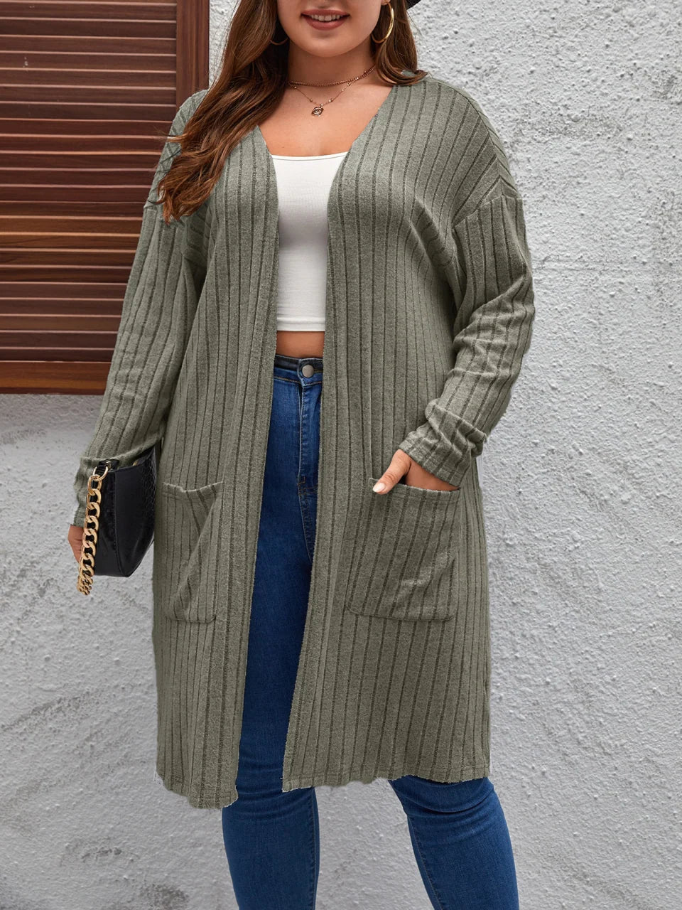 Women’s Fuzzy Button Coat – Soft Cozy Outerwear