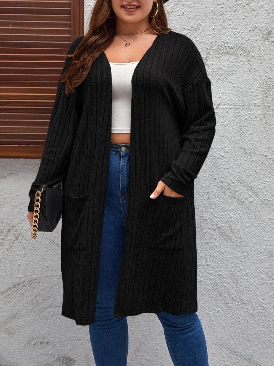 Women’s Fuzzy Button Coat – Soft Cozy Outerwear