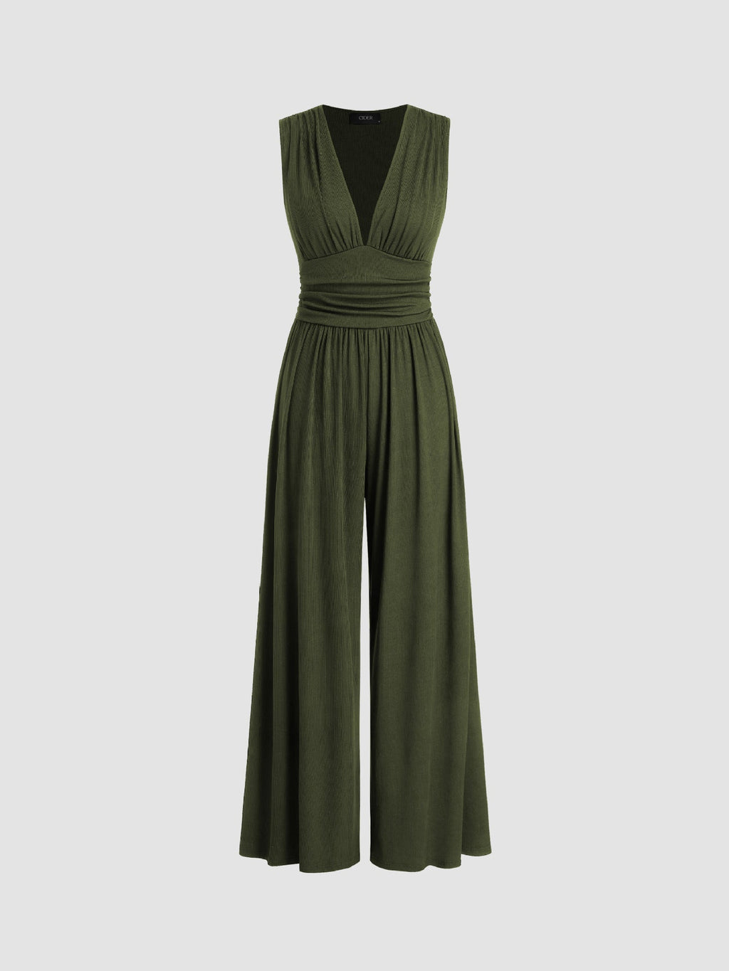 Women's Sleeveless Wide Leg Jumpsuit - Chic Easy One Piece Style