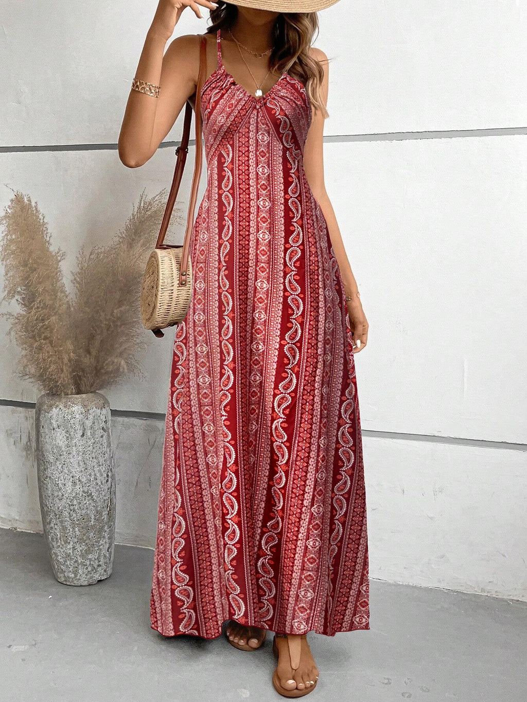Women's Maxi Summer Dress – Flowy Vacation Day Dress
