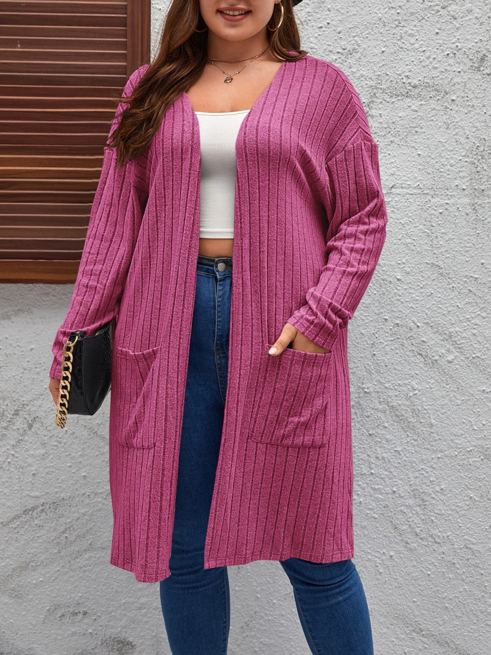 Women’s Fuzzy Button Coat – Soft Cozy Outerwear