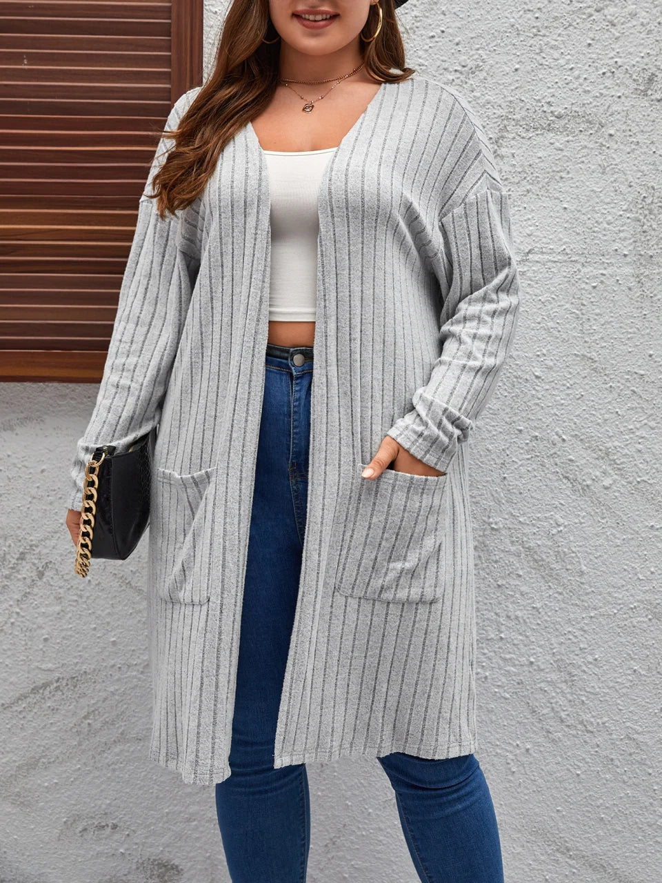 Women’s Fuzzy Button Coat – Soft Cozy Outerwear