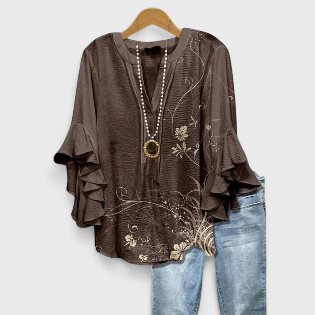Women's Lightweight Elegant T-Shirt - Soft Summer Everyday Top